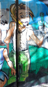 Graffiti-Wandbild