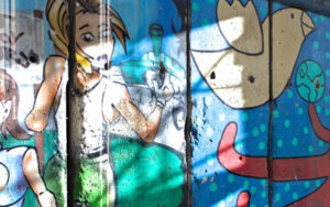 Graffiti-Wandbild