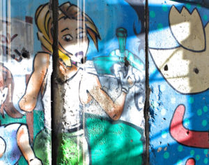 Graffiti-Wandbild